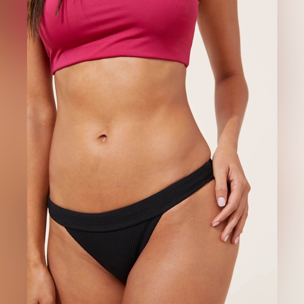 NWT Andie The banded cheeky rib bottom